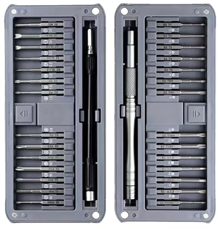 Yianyal Kit de herramientas de reparación magnética, kit de destornilladores eléctricos - Kit de herramientas de reparación de destornilladores de precisión | Herramienta de destornillador de