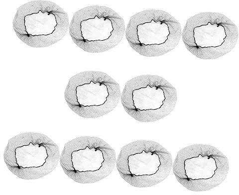 DRESSOOS 100stücke Haarnetze Aus Nylon Unsichtbar Und Elastisch Für Dutt-maker Tanz-dutts Und Perücken Schwarz Atmungsaktiv Und Leicht