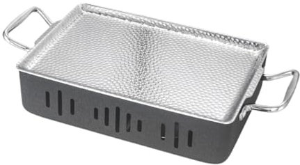 MagiDeal Assiette à Poisson Kebab Barbecue, Assiette à Fruits de mer, Plateau de Service, Plateau de Cuisson de Poisson, rôtissoire pour Banquets,