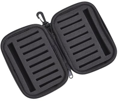 YUPEIUKLI Bolsa para señuelos de Pesca con Mosca, Accesorio de Pesca, cucharilla giratoria, Bolsa de Espuma para Almacenamiento de cebos, Anzuelo para Trucha, Estuche rígido para anzuelos