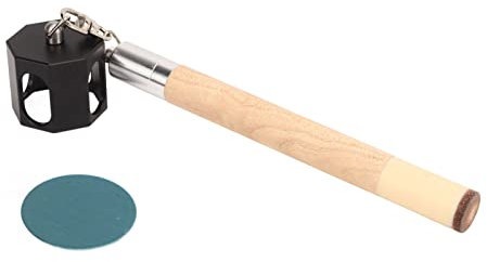 Yomiyuyr Pool-Signalkreidehalter, Signalspitzen-Spike-Werkzeug, 2-in-1-Kompakt-Schnitt, tragbares Design für Snooker, Billardsignal Chalking Assistance