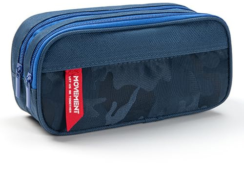 FILOEEX Camouflage-Federmäppchen, große Kapazität, Jungen, Federmäppchen, große Aufbewahrung, langlebig, Federmäppchen mit Hartschale, 3 Fächer, für Schule, Jungen, Teenager, Büro, Make-up-Liebhaber