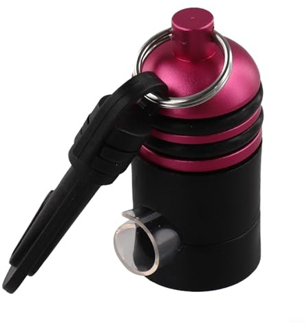 Honseadek Scuba Regulator Hose Holder, Magnetic Adjustable for OCTOPUS Clip For Diving, Aluminium Alloy And ABS, Quick Release With Stainless Steel Buckle(Pink)