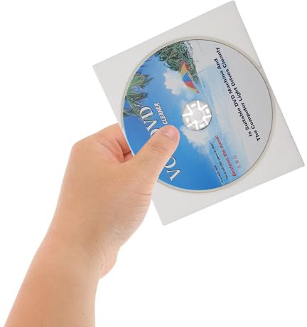 BELLIFFY Multifunctional CD Player Cleaning Set with Dust Brush Cleaning Disc and Liquid for Dvd Vcd Playback Improvement Removes Dust and Fingerprints Enhances Loading Speed and Disc