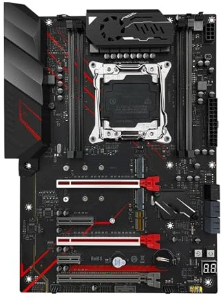 Placa Madre Placa Base combinada Fit For Machinist MR9A Pro MAX X99 con CPU Intel Xeon E5 2680 V4 LGA 2011-3 y DDR4 ECC, 64 GB de RAM, USB 3.0 NVME M.2