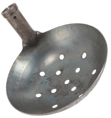 BIUDECO Pelle à Tamis Fer Robuste pour Nettoyage Canalisations et Drainage Pelle Multifonction Jardin Métal Réutilisable avec Poignée Verticale Capacité Importante pour Boue et Déchets