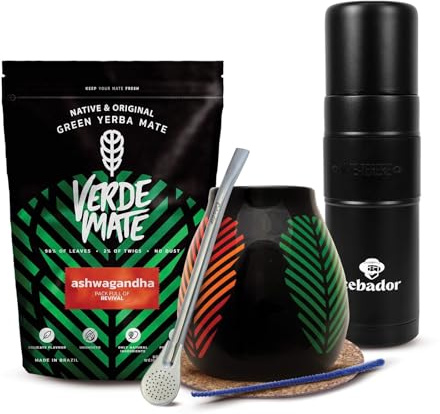 Coffret Yerba Mate – Verde Mate Green Ashwagandha 400 g avec accessoires complets