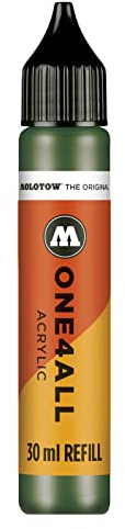 Molotow ONE4ALL Refill Acryl, Farbe 145 future green 30 ml, Nachfülltinte für Permanentmarker