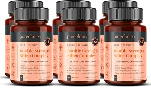 Title: Compuesto de Silicio Doble Potencia – ¡suministro de 15 meses! (500mg extracto de Cola de caballo x 540 comprimidos)