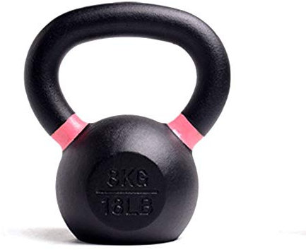Kettlebells AGYH Schwarz Gusseisen, Muskelkrafttraining for Hauptgymnastik, 4 Kg / 6 Kg / 8kg / 10 Kg / 12 Kg / 14 Kg / 16 Kg / 18 Kg / 20 Kg / 24 Kg (Size : 10kg/22lb)