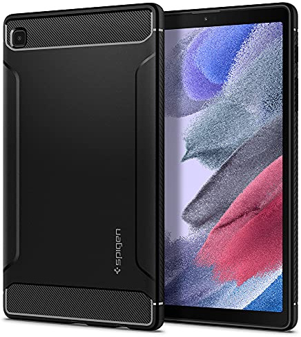 Spigen Rugged Armor diseñada para Samsung Galaxy Tab A7 Lite Funda Case Cover para 8,7 Pulgadas 2021 (SM-T225 / T220) - Negro