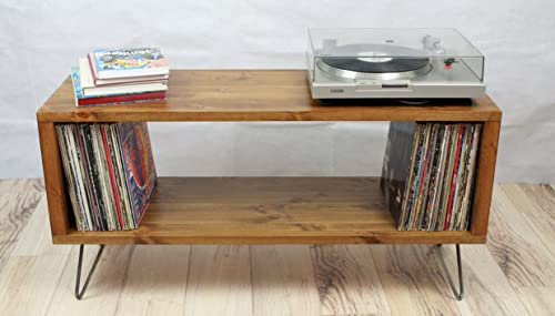 Record Player Stand, Vinyl LP Record Storage, Hifi Rack, Turntable Unit, Vinyl Storage Furniture