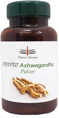 Ashwaganda Pulver 100% naturrein | 100g | geprüfte Qualität aus Indien | Shiva's Dream | Schlafbeere | indischer Ginseng | RELAX (3)