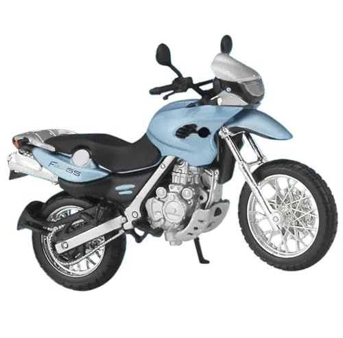 MPODYTSF Maßstabgetreues Modell Für BMW F 650 GS 1/18 Motorrad Modell Diecast Metall Motorrad Sammlerstücke