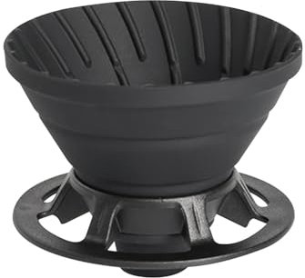 Kaffee Tropfer, Faltbarer Silikon Camping Übergieß-Kaffeefilter, Tragbare Wiederverwendbarer Kaffeemaschine für Unterwegs Camping Büro Zuhause
