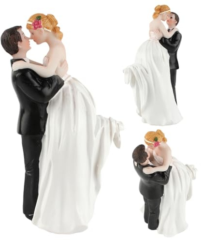 PLNVNVP Figura Decorativa para Tarta de Boda, Decoración del Pastel con Novios para Bodas y Regalos