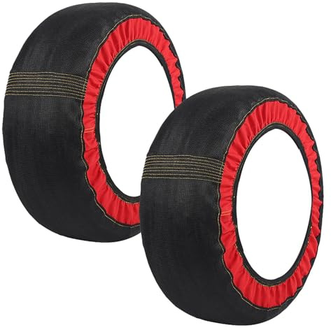 Snow Chains, Snow Socks for Car Tyres, Automotive Snow Socks | Traction Chains for Tires | Grip Alternative for Snow Chains | Ideal for Suvs, Trucks, and Winter Weather Driving Solutions