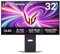 LG UltraGear OLED Gaming Monitor 32GS95UV-B, 32 inch UHD 4K, Dual mode 4K: 240Hz / FHD: 480Hz, 0.03ms Response Time, NVIDIA G-Sync & AMD FreeSync Premium Pro, 7W Stereo speakers, DisplayPort, HDMI 2.1