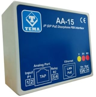 Interface IP VoIP PoE SIP pour interphones traditionnels AA-15SIP