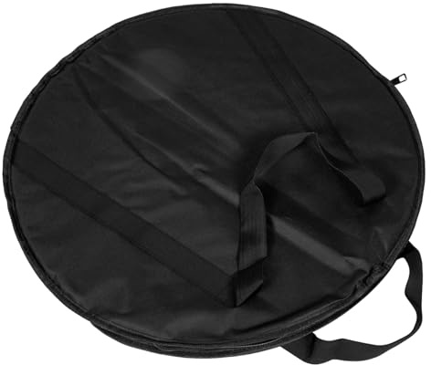 Bolsa para Platos de Batería y Acolchada Resistente y Práctica para Transporte de Platos y Pads de Batería con Asa Reforzada y