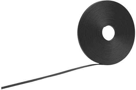Rouleau de ruban magnétique pour tableau blanc – 6 mm x 8 m – Bande en PVC et aimant pour surfaces métalliques – Grille de séparation pour bureau et salle de classe