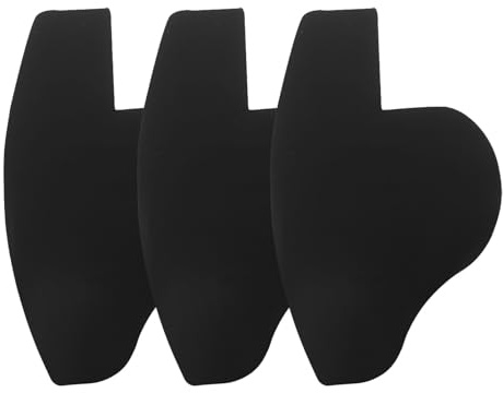 Gatuida 3 Stück Bartformungswerkzeug aus PVC für Männer Vielseitiges Haaransatz Design und Verformbare Haaransatzvergrößerungskarte für Präzises Styling mit Haarfaserspray