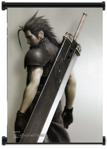 Final Fantasy VII Advent Children Zack Fabric Wall Scroll Poster (31x42) Inches