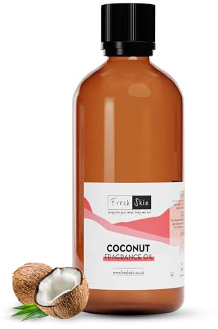freshskin beauty ltd | Coconut Fragrance Oil 50ml - Candles, Bath Bombs, Soap Making, Reed Diffusers & Wax Melts - Cosmetic Grade - Vegan Friendly