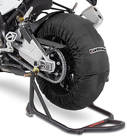 ConStands Couverture chauffante Pneu Moto 60-80-95 C Set Roue Avant et arrière