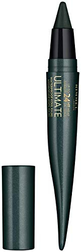 Rimmel London Ultimate Kajal Matitone Occhi Waterproof, Eyeliner a Punta Conica Lunga Durata, 1.6 g, 03 Smoked Emerald