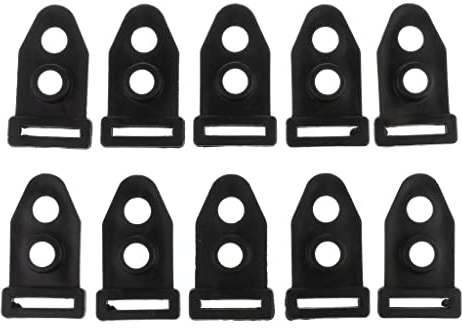 Sharplace 10 Zeltclips Befestigungszubehör Camping Zeltfuß Clip für Outdoor 4cm