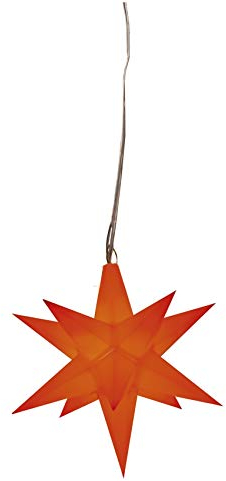 Kunststoffstern-LED, rot, (14 Zacken)