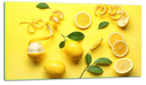 TMK ArtDeko – Schneidebrett Glas – Glasschneidebrett für die Küche 52x30 cm – Robust, Hygienisch & Rutschfest – Glas Schneidebrett – Zusätzliche Arbeitsfläche – Vielseitige Nutzung