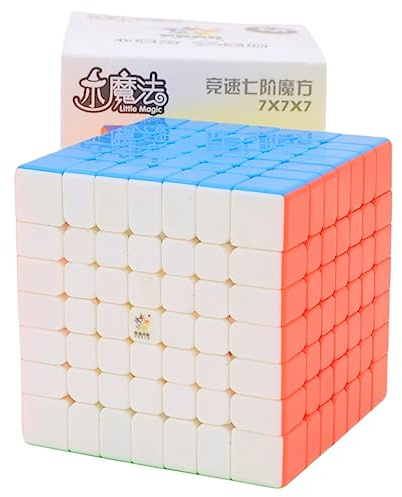 Bukefuno Yuxin Little Magic 7x7 Magnetic Magic Speed Cube YuXin Little Magic M 7x7x7 Puzzle Cubes Stickerless Magic Cube