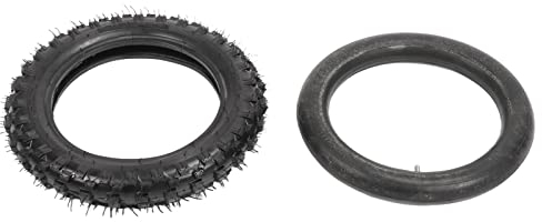 Offroad Motorcycle Tyre, 2.50x10in Explosionproof Flexible Tire Inner Tube Set with TR13 Straight Valve Stem for 50 70 90 110cc Mini Dirt Pit Bike, 2.5 10 Tyres Dirt Bike Tyre