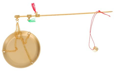 VINTORKY Traditionelle Chinesische Medizinwaage Kupferhandwaage Präzise Grammwaage Vielseitig Für Küche Schmuck Und Apotheke Kompakt Langlebig Einfach Zu Bedienen