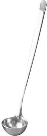 TOPBATHY Cucchiaio Per Condimenti in Acciaio Cucchiaio Per Salse e Zucchero Design Manico Extra Per Uso Facile in Cucina