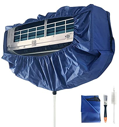 GODFSAHG Housse de Nettoyage pour climatiseur, kit de Nettoyage divisé, kit de Nettoyage Mural pour climatisation, Sac de Protection pour Lavage de la poussière, Sac de Protection pour clim