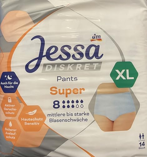 Jessa Diskret Pants XL Super Auslaufschutz, 14 St