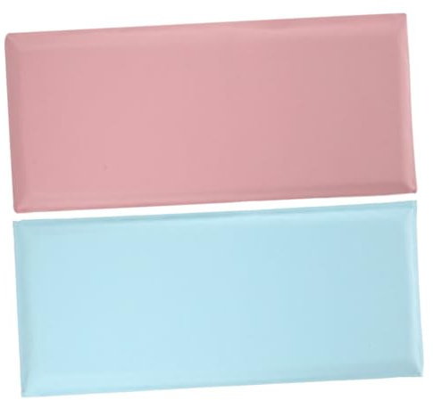 ibasenice 2 Stück Antikollisions Wandpolsterung Für Kinderzimmer Stoßabsorbierend 20x50cm Weiches Material Abnehmbar Kindergarten Wandaufkleber Für Glatte Oberflächen