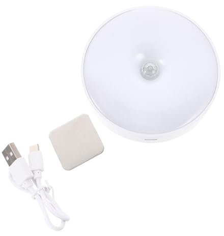 KONTONTY Smart Night Light Sensor Lamp Bedroom Night Lamp Wall Hanging Charging