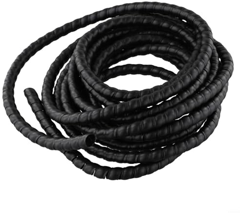 Protection de tuyau hydraulique flexible de 5 m pour protéger les câbles et tuyaux dans différents secteurs (D-10 mm)