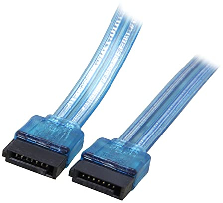 QSBVSO 18 Pollici 6 GB/s SATA3. Seriale Dati ATA. Cavo Compatible with Pc Computer Portatile Sata 3.0 sataiii 6 Gbps. Disco Fisso Disco del Disco Rigido/SSD - UV. Blu
