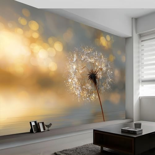 Wallpaper Dreamy Art Murals 250W x 175H cm Photo Poster, Plants Flowers Diamonds Wall Mural Photo Wallpaper - Wall Art for Living Room Bedroom Children's Room Corridor