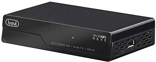 Trevi HE 3375 TS Decoder Digitale Terrestre HD DVBT/T2/HEVC 10 Bit, Codec H.265