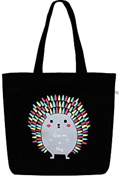 Eco Right Unisex Stoffbeutel, Tote Bag Aesthetic, Einkaufstasche Canvas Tragetasche & Stofftasche Damen Totes