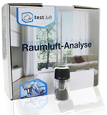 Luftanalyse für Wohnräume - Raumluft Test auf leichtflüchtige Wohngifte inkl. Laboranalyse