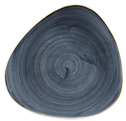 Churchill Stonecast -Triangle Plate Teller- Durchmesser: Ø19,2cm, Farbe wählbar (Blueberry)
