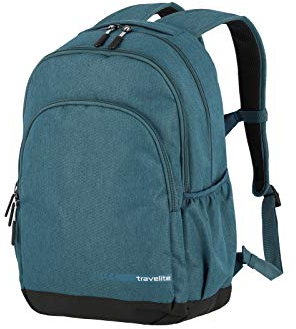 Travelite Handgepäck Rucksack mit gepoltertem Laptopfach, Laptop Rucksack 15,6 Zoll, KICK OFF, Tagesrucksack für Urlaub und Sport, 45 cm, 22 Liter