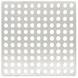 MMLFX 1 stück Edelstahl Bodenabläufe Net Abdeckung Square Dusche Ablauf Loch Filter Haarfänger Stopper for Küche Badezimmer Hardwareteile (Size : 8.6x8.6cm)